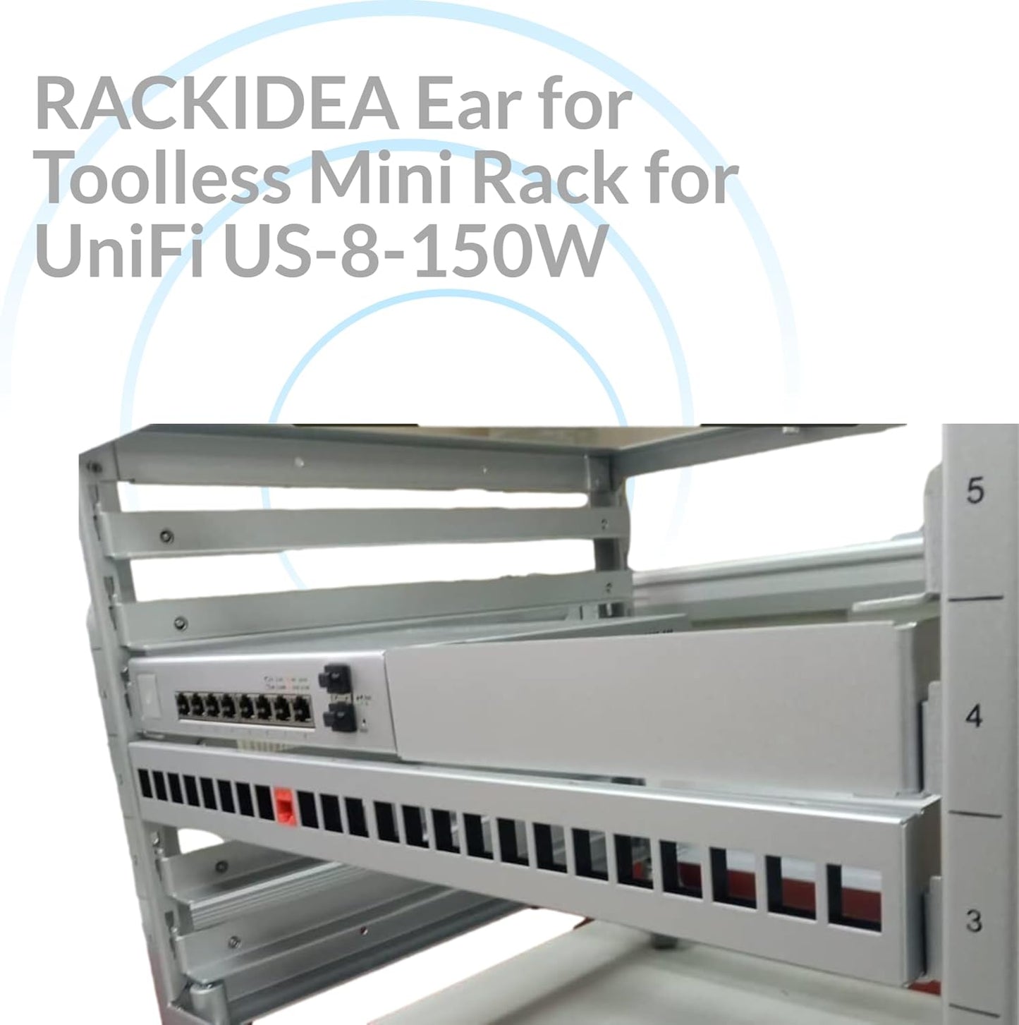 Ear for Toolless Mini Rack for UniFi US-8-150W