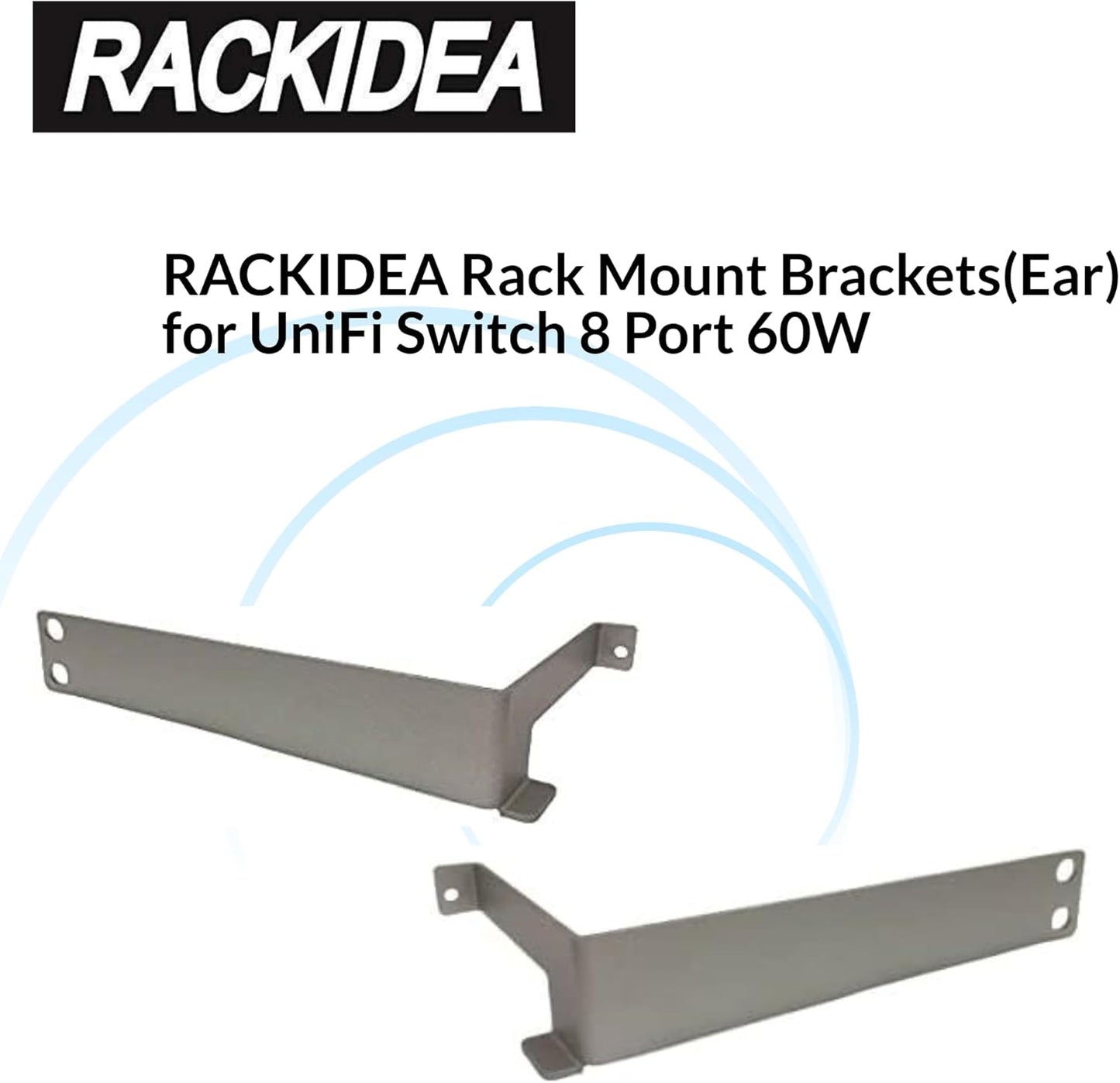 RI-UB8RMBA60 | Rack Mount Brackets(Ear) for UniFi Switch 8 Port 60W