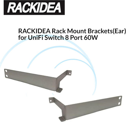 RI-UB8RMBA60 | Rack Mount Brackets(Ear) for UniFi Switch 8 Port 60W