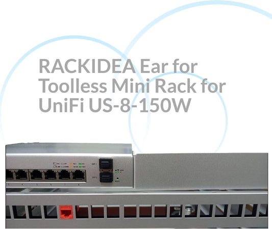 Ear for Toolless Mini Rack for UniFi US-8-150W