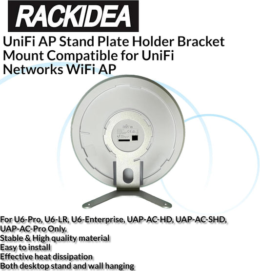 UniFi AP Stand Plate Holder Bracket Mount Compatible for UniFi Networks WiFi AP