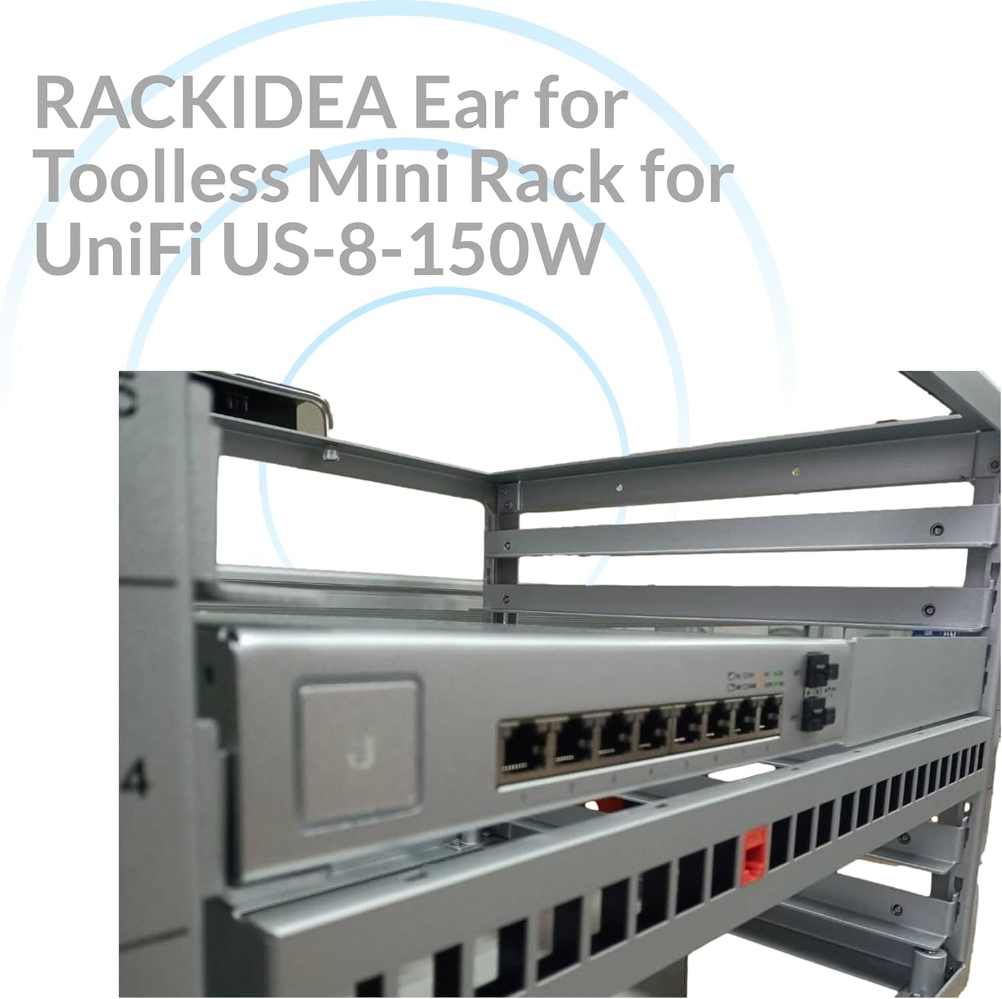 Ear for Toolless Mini Rack for UniFi US-8-150W