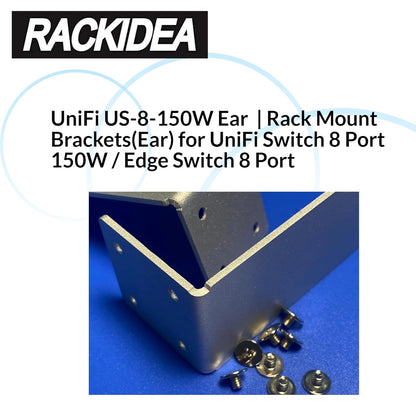 RI-UB8RMBA | Rack Mount Brackets(Ear) for UniFi Switch 8 Port 150W / Edge Switch 8 Port