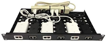 RI-UB6A | Rack Mount Kit for Ubiquiti PoE Adapter - no Include PoE adapters and Power Extension
